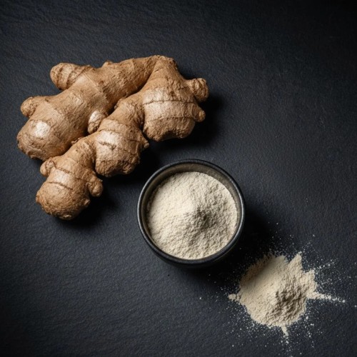 fresh dry and powder ginger